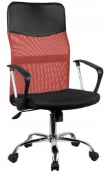 Topeshop KRZESO NEMO CZERWON Computermbel og kontorstol Polstret sde Rygln i net #2