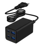 Gembird TA-UC-2A2C-PD65-01-BK oplader til mobil enhed Laptop, Smartphone Sort Vekselstrm Hurtig opladning Indendrs #1