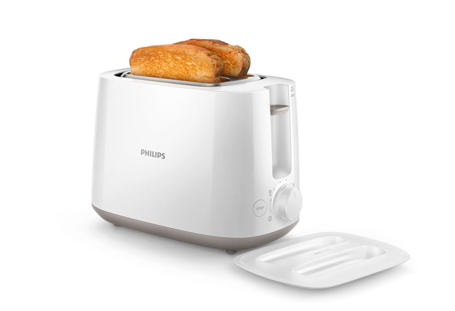 Philips Daily Collection HD2582/00 brdrister 8 2 skive(r) 830 W Hvid #1