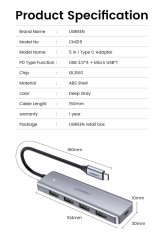 Ugreen 70336 interface hub USB 3.2 Gen 1 (3.1 Gen 1) Type-C 5000 Mbit/s #13