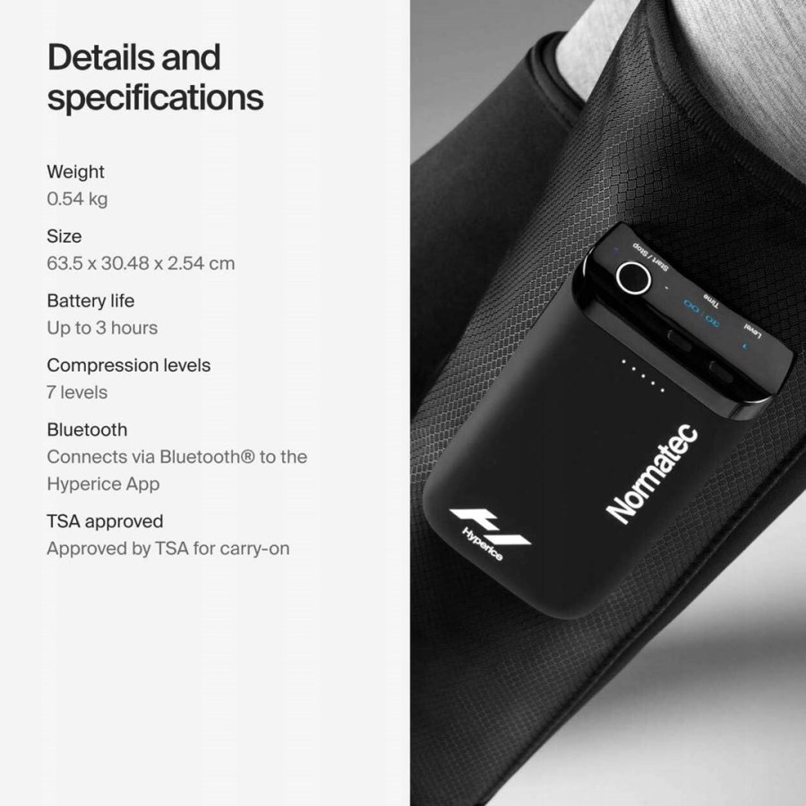 HYPERICE NORMATEC GO KIT TIL LYMFEMASSAGE AF BENENE #3