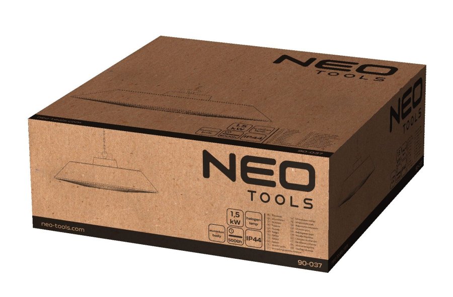 Aluminium loftsstrlevarmer 1500W NEO Tools 90-037 #5
