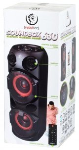 Rebeltec SoundBox 630 b�rbar Bluetooth stereoh�jttaler, sort, 70 W RMS #7