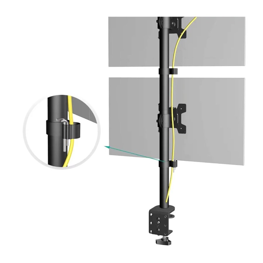 Maclean monitorholder, max VESA 100x100, 13-27, 9 kg, MC-966 #4