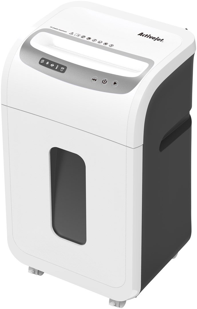 Activejet ASH-1602M papirmakulator Mikromakulering 60 dB 22,8 cm Sort, Slv, Hvid #1