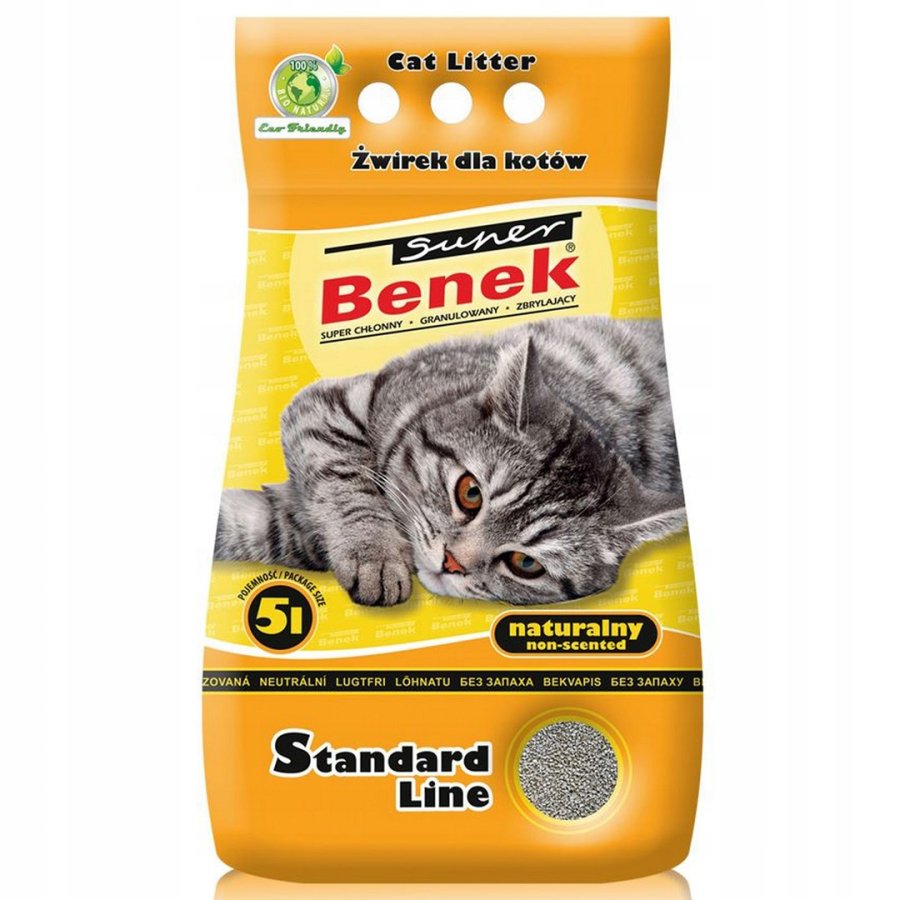 Certech Super Benek Standard Natural - Klumpende kattegrus 5 l #1