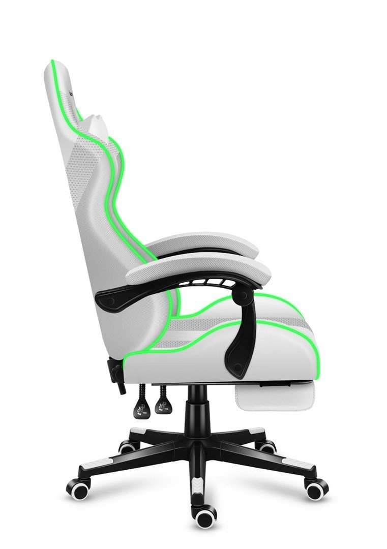 HUZARO FORCE 4.7 RGB White GAMING STOL #2
