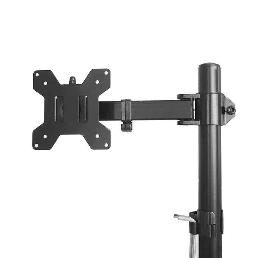 Maclean MC-967 Dobbelt lodret skrmholder til skrivebord max VESA 100x100, 13-27