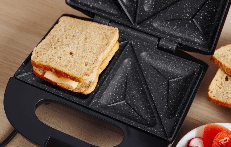 ELDOM Sandwich RUDDY, 750 W, granitplader #8