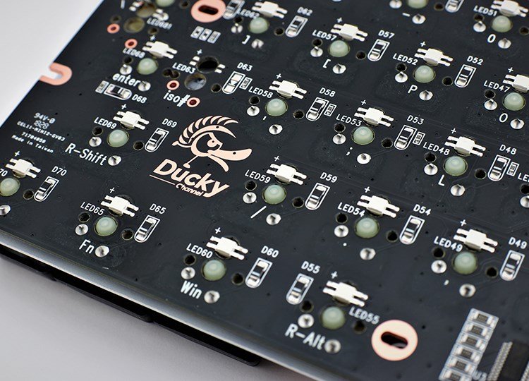 Ducky One 2 Mini RGB tastatur Spil USB Tysk Sort #8