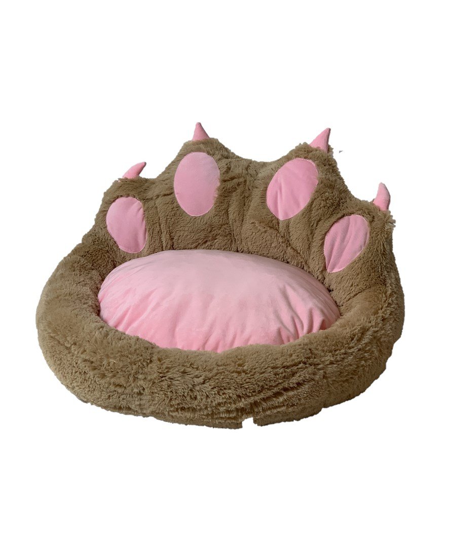 GO GIFT Hunde- og katteseng - camel - 75x75 cm #1