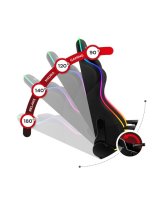Huzaro Force 6.3 PC gamingstol Spand (vugge) sde Sort, Flerfarvet #15