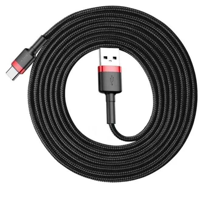 Baseus CATKLF-U91 USB-kabel USB 2.0 3 m USB A USB C Sort, R�d #1