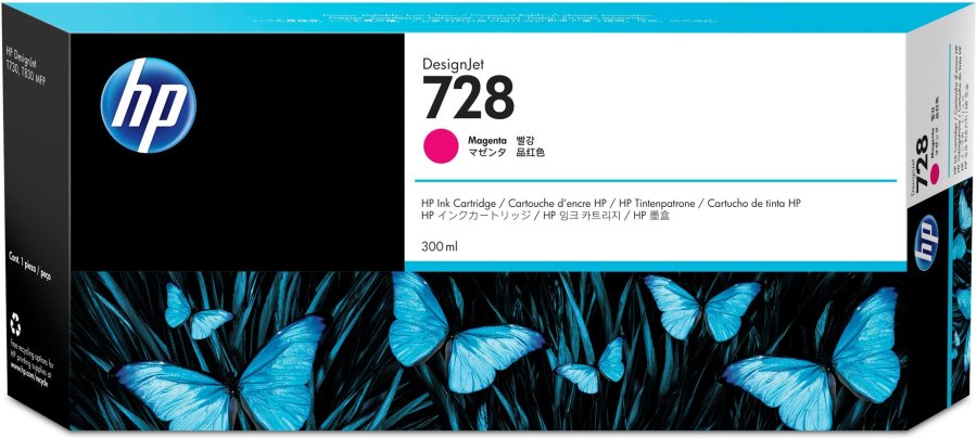 HP 728 300 ml DesignJet-blkpatron, magenta #1