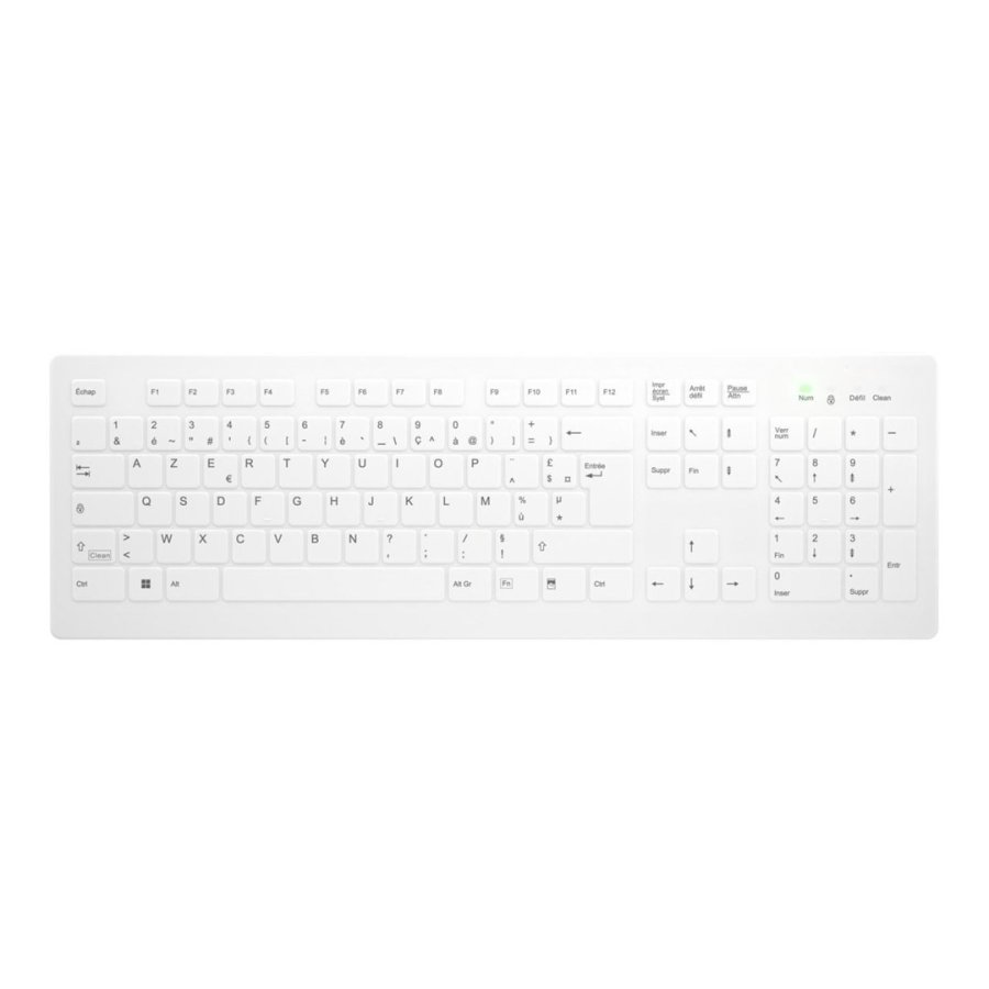 Contour Design Active Key AK-C8112 tastatur Medicinsk RF tr�dl�st AZERTY Fransk Hvid #1