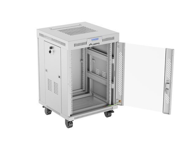 Lanberg FF01-6615-12SL stativ 15U Fritstende reol Gr #3