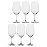 LA PORCELLANA BIANCA NOVELLO Set of 6 Bordeaux Wine Glasses 620 ml #2