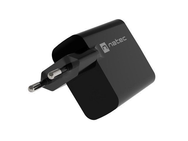 NATEC RIBERA GAN CHARGER 1x USB-A + 1x USB-C 45W SORT #8