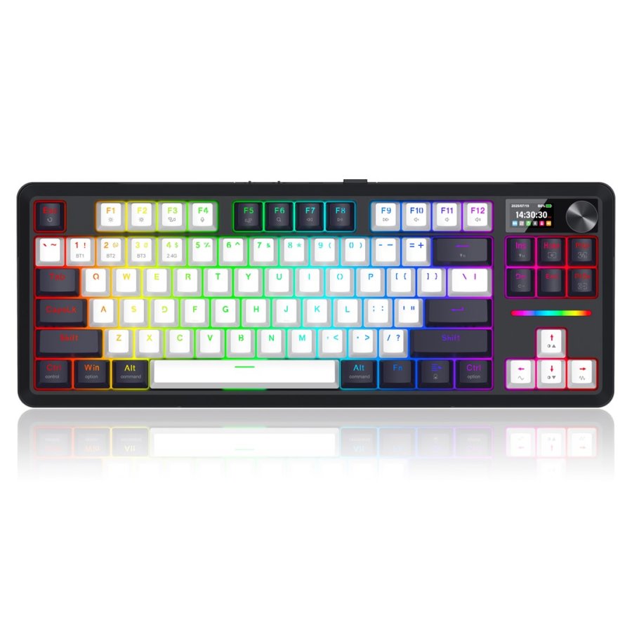REDRAGON K746WB-RGB-PRO tastatur USB + RF Wireless + Bluetooth Sort #1