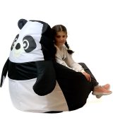 Puf GO GIFT Hvid Sort Oxford 130 x 90 cm #3