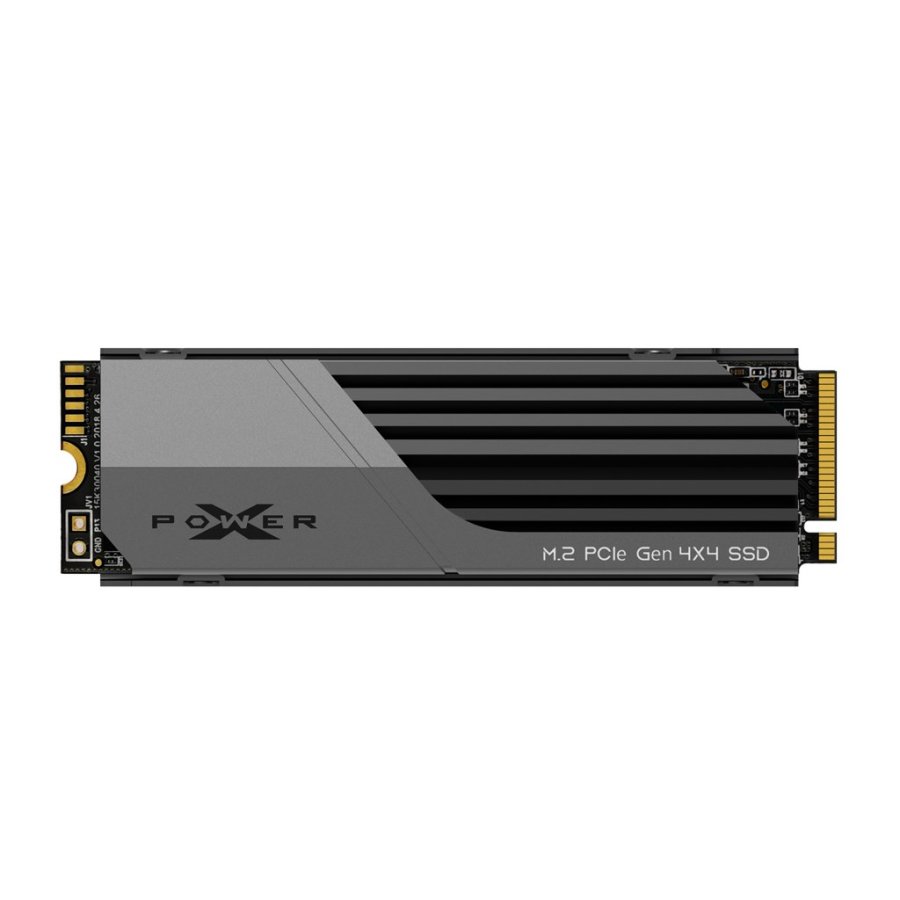 SILICON POWER PCIe Gen 4x4 XS70 Internt solid state-drev SSD 1TB M.2 2280 NVMe 1.4 (SP01KGBP44XS7005) Sort, Gr #1