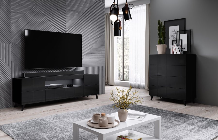 Cama REJA RTV CZ TV stativ & underholdningscenter 2 skuffe(r) 2 hylder #10