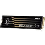 MSI Spatium M480 PRO PCIE 4.0 NVME M.2 2TB intern solid state drev PCI Express 4.0 3D NAND #1
