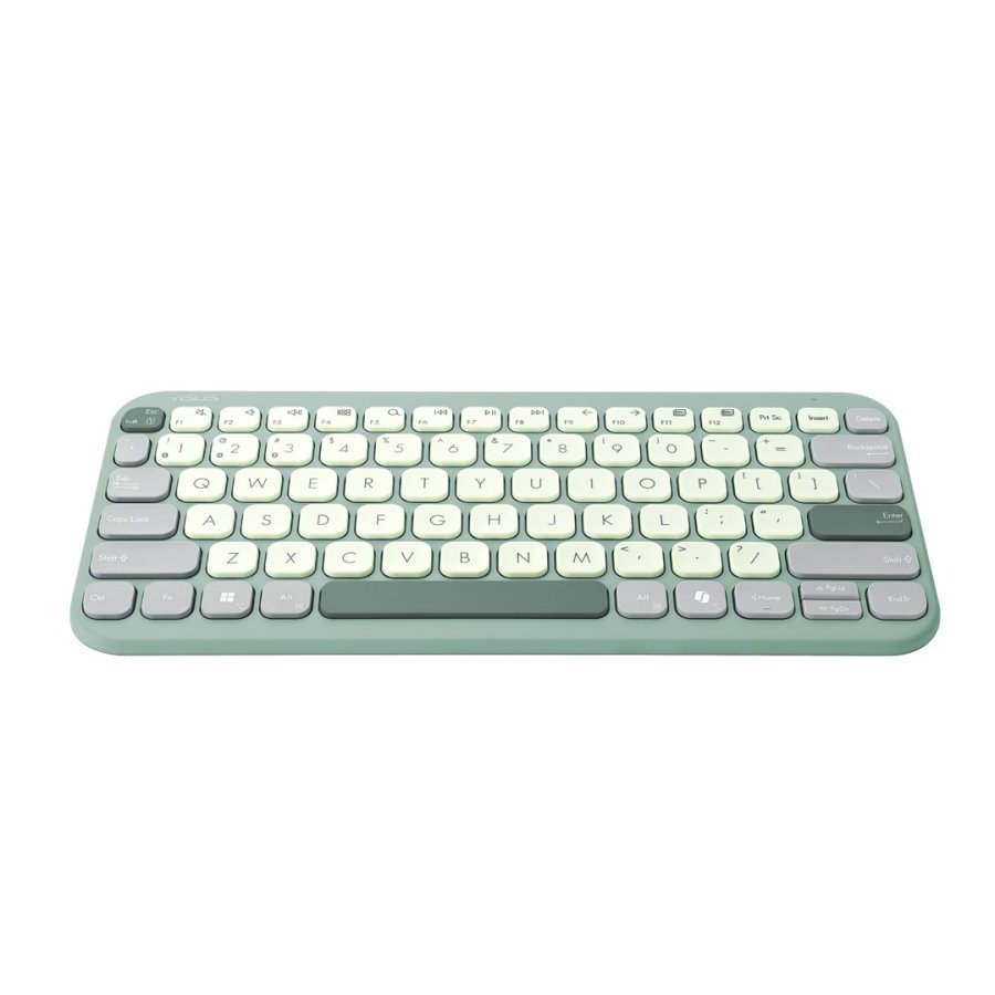 ASUS KW100 KEYBOARD/GN/GE/81 tastatur Hjem Bluetooth QWERTZ Tysk Gr�n, Lysegr�n #2