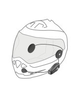 Interphone U-COM 8R Motorcykel-intercom 1600 m Sort #5