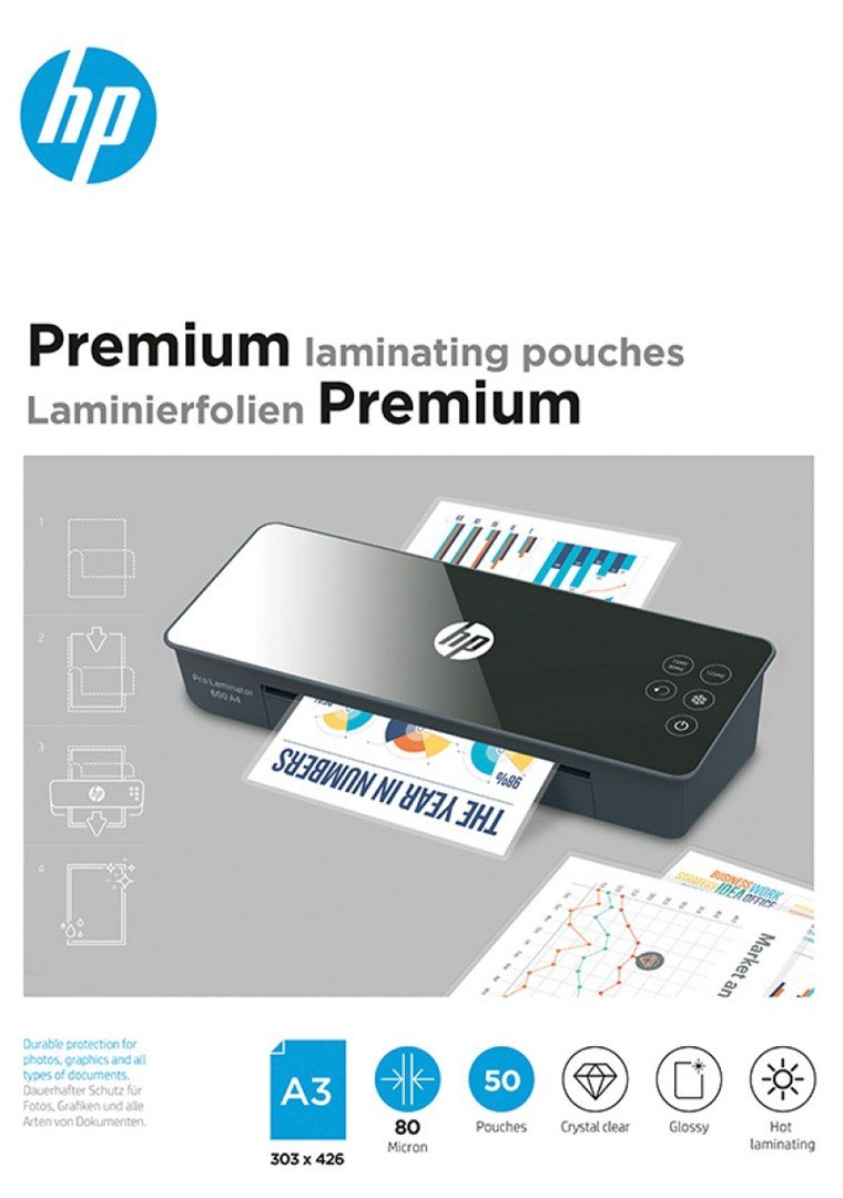 HP Premium lamineringsfilm A3 50 stk #1