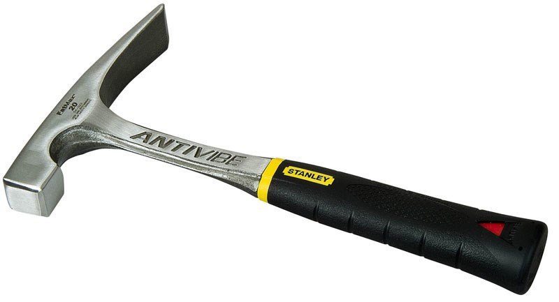Stanley 1-54-022 hammer Murhammer Sort, Stl, Gul #1