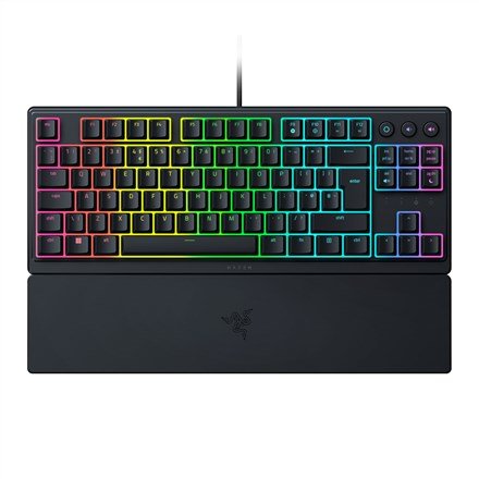 Razer Ornata V3 Tenkeyless tastatur Spil USB QWERTZ Sort #3