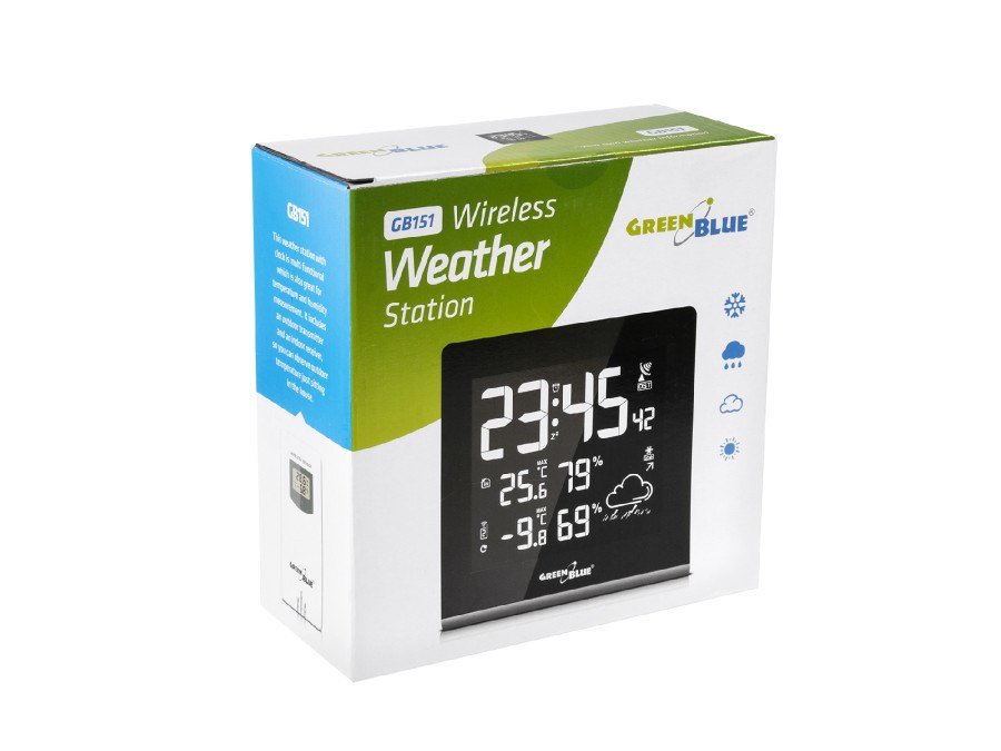 Greenblue 51193 Sort, Hvid LCD Batteri #3
