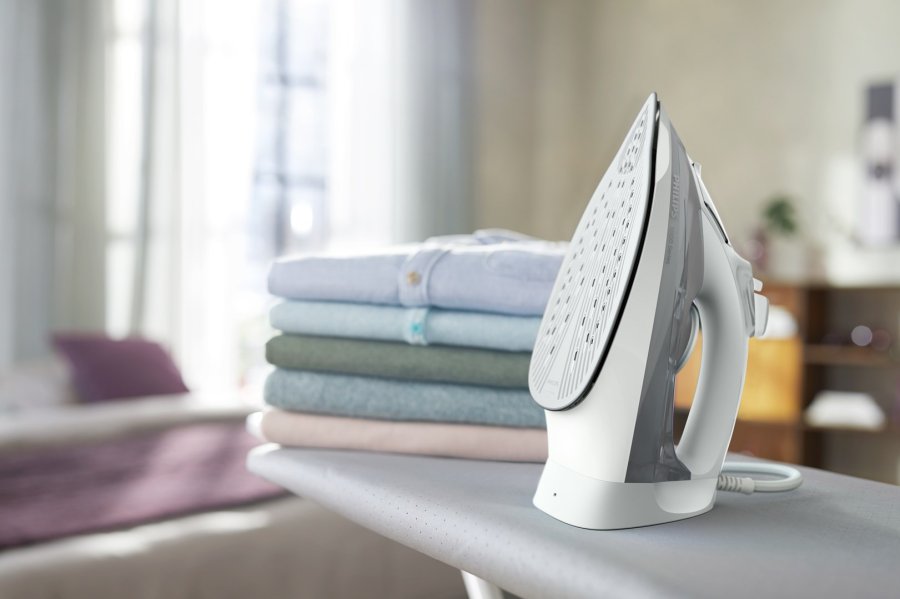 Philips 5000 series DST5010/10 strygejern Dampstrygejern SteamGlide Plus strygesl 2400 W Gr, Hvid #4