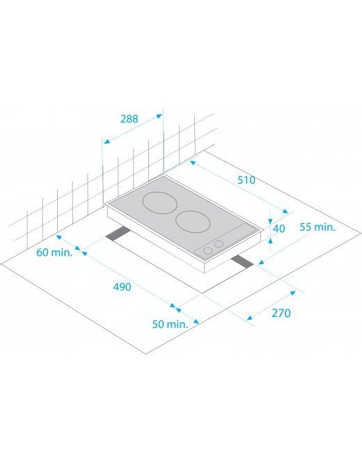 Beko HDCC 32200 X kogeplade Sort Indbygget Keramisk 2 zone(s) #2