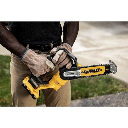 Grandininis pjuklas Akumulatorowa pila grandininis, miecz 20cm, 18V, Li-Ion 1x5,0Ah, DeWalt [DCMPS520P1-QW] #7