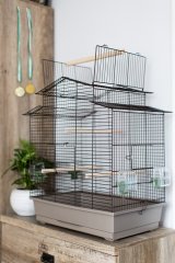 INTER-ZOO Iza 3 Japandi - fuglebur - 58,5 x 38 x 65 cm #1