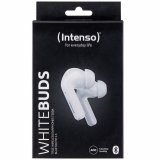 Intenso White Buds T302A Hovedtelefoner True Wireless Stereo (TWS) I rerne Opkald/Musik/Sport/Hverdag USB Type-C Bluetooth Hvid #1