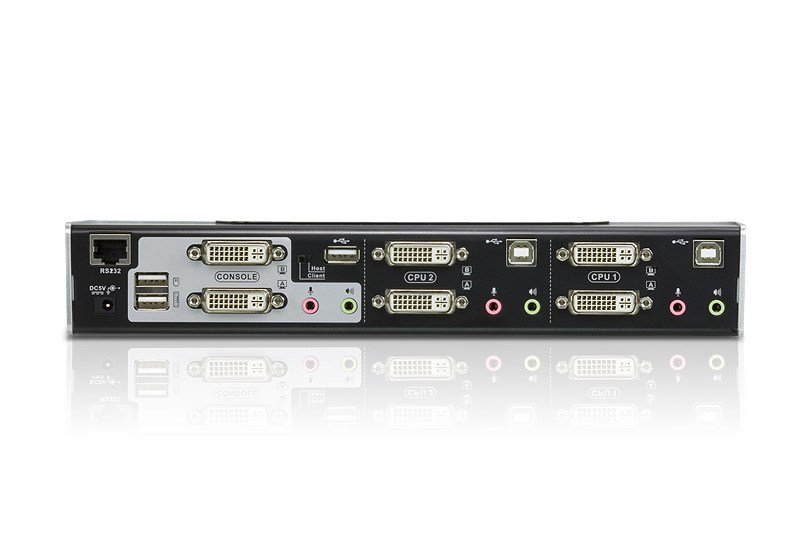 ATEN CS1642A KVM Switch Stativ-montering Sort, S�lv #3