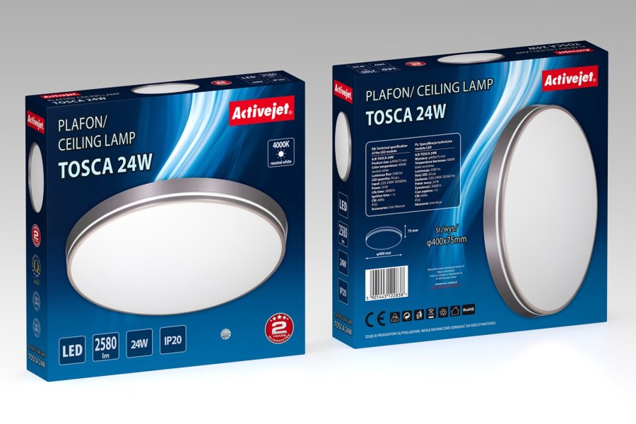 Activejet LED-loftslampe AJE-TOSCA 24W #5