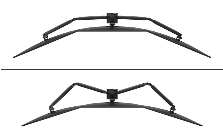 Neomounts DS60-600BL3 skrmbeslag og -stativer 68,6 cm (27