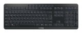 CHERRY Stream keyboard ultimate tastatur Hjemme/kontor USB + RF Wireless + Bluetooth QWERTZ Tysk Sort #1