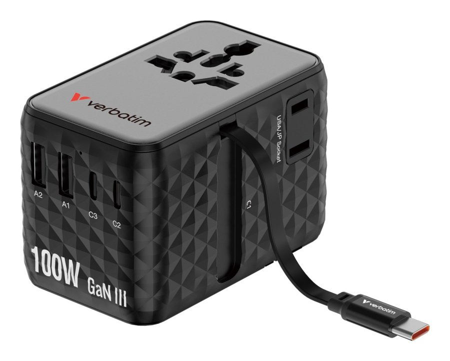 Verbatim 30191 oplader til mobil enhed Universel Sort Vekselstrm Hurtig opladning Indendrs #4