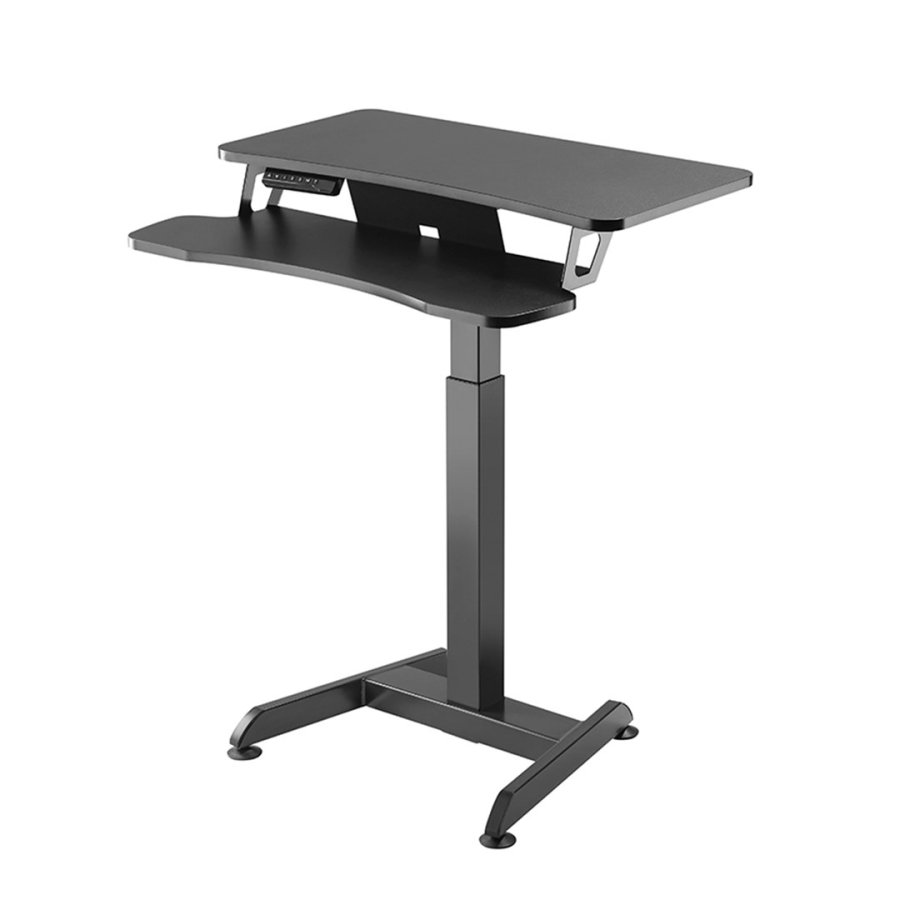 Elektrisk skrivebord, bord, hjdejusterbar arbejdsstation, Maclean MC-835 max hjde 122cm max 37 kg - til stende og siddende arbejde #5