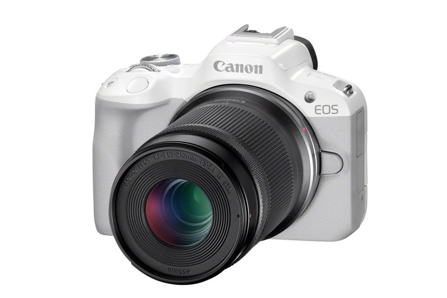 Canon EOS R50, White + RF-S 18-45mm F4.5-6.3 IS STM Kit MILC 24,2 MP CMOS 6000 x 4000 pixel Hvid #9