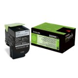 Lexmark 80C2HKE tonerpatron 1 stk Original Sort #1