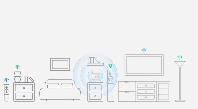 D-Link EAGLE PRO AI trdls router Gigabit Ethernet Enkelt band (2,4 GHz) 4G Hvid #11