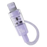 Baseus Gem USB-C til iP hurtigopladningskabel 1 m 20 W Lilla #2