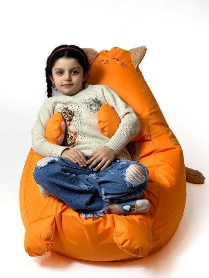Puf GO GIFT Orange Oxford Kat 130 x 90 cm #5