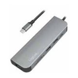 LogiLink UA0343 dockingstation USB 3.2 Gen 1 (3.1 Gen 1) Type-C Aluminium #1